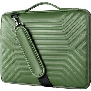 DOMISO 15.6 Inch Shockproof Waterproof Laptop Sleeve with Strap Tablet Case